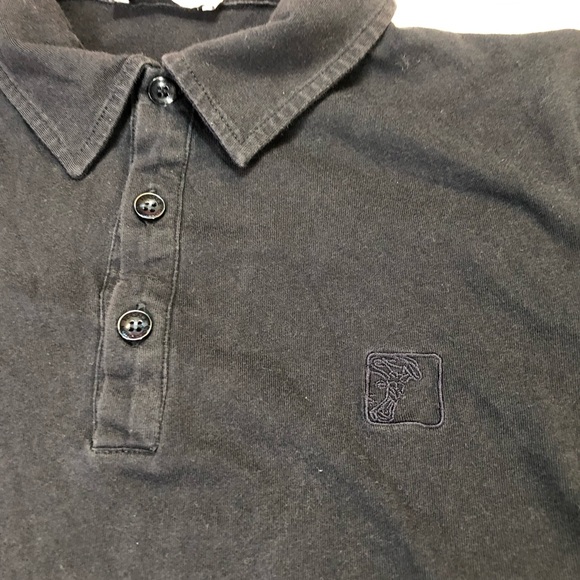 Versace Collection W Small Size Black Polo Shirt - Picture 3 of 7